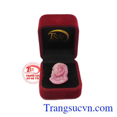 Ruby thiên nhiên đẹp, sang trọng và đẳng cấp. Mặt Chúa Giê-su nhân từ