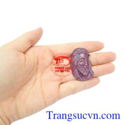 Mặt chúa Jesus ruby đẹp chất lượng.