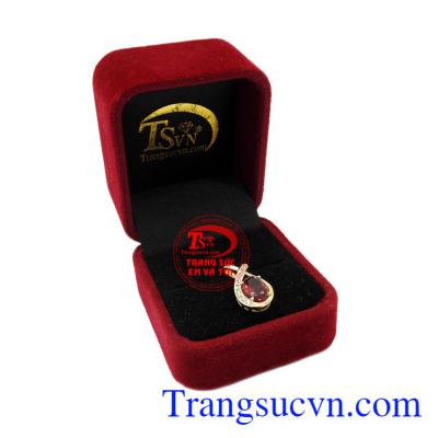 Mặt dây nữ vàng Spinel