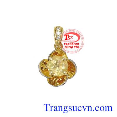 Mặt dây Opal Hoa Hồng