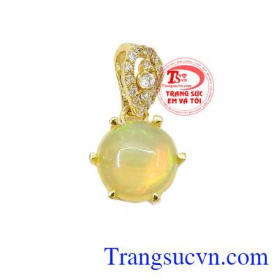 Mặt dây Opal Mặt Trời