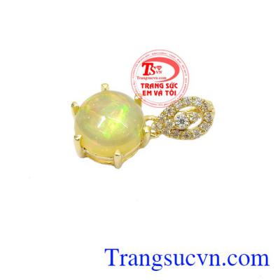 Mặt dây Opal Mặt Trời