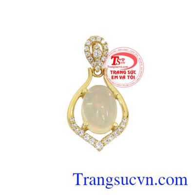 Mặt dây Opal may mắn