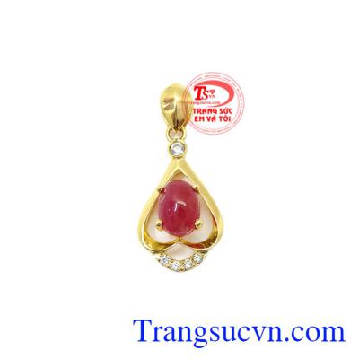 Mặt dây ruby sang trọng