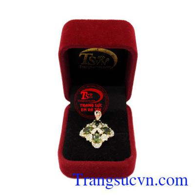 Mặt dây Sapphire xanh chuối