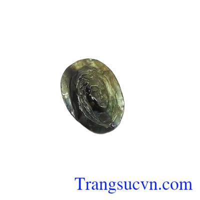 Mặt Đức mẹ sapphire đẹp