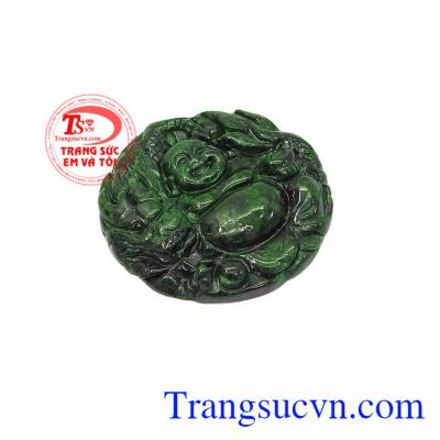 Phật được cho là mang lại biểu tượng cho sự an lạc, vui vẻ, may mắn và hạnh phúc,Mặt Jadeite di lặc an lành