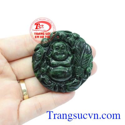 Mặt Jadeite di lặc cầm quạt ba tiêu