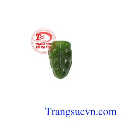 Mặt Nephrite chiếc lá đẹp