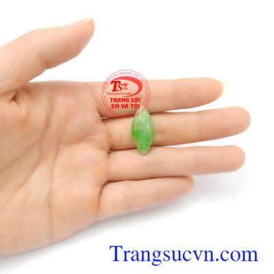 Mặt ngọc cẩm thạch bình an may mắn ngọc thiên nhiên màu sắc tươi sáng, chất lượng ngọc đảm bảo