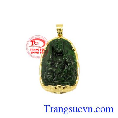 Mặt phật bản mệnh tuổi Mão cẩm thạch phù hợp với những người mệnh Mộc và Hỏa.