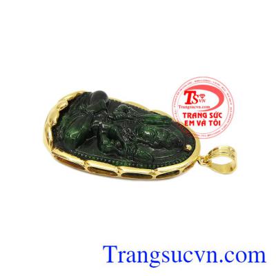 Sản phẩm chạm khắc hình Hư không tạng bồ tác hợp phong thủy, thích hợp cho người tuổi sửu và tuổi dần. Mặt phật jadeite tuổi sửu-tuổi dần