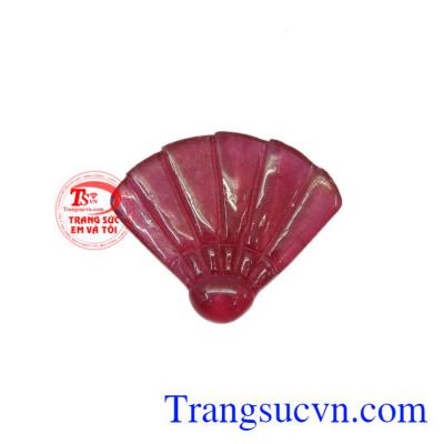 Mặt Ruby hình quạt đẹp