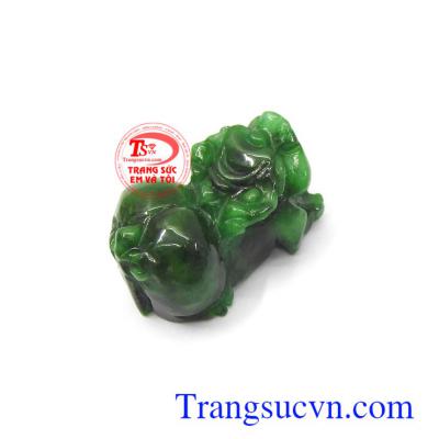 Mặt tỳ hưu phỉ thúy bình an ngọc thiên nhiên cao cấp, là món quà ý nghĩa cho người yêu thương