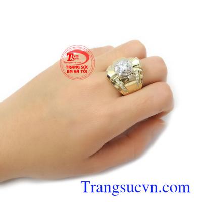 Nhẫn nam Korea cá tính 10k
