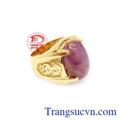 Đá Ruby sao là đá biểu tượng cho những người sinh tháng 7, phù hợp với những người mệnh Thổ và Hỏa.