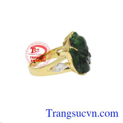 Nhẫn nữ hồ ly được chế tác từ 18k, bảo hành 12 tháng, giao hàng nhanh trên toàn quốc