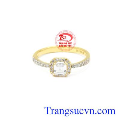 Nhẫn nữ Korea tinh tế 10k mang lại vẻ nữ tính, dịu dàng cho phái nữ.