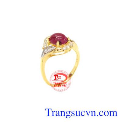 Nhẫn nữ Ruby quý phái