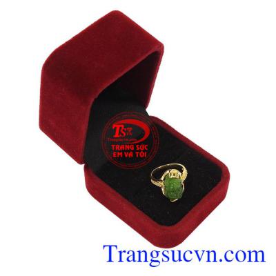 Nhẫn nữ Tỳ Hưu Nephrite May Mắn
