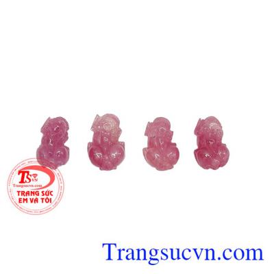 Tỳ hưu đá Ruby đại lộc