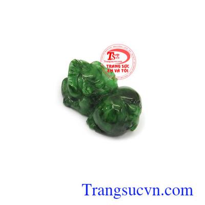 Tỳ hưu ngọc cẩm thạch thiên nhiên đẹp là linh vật được ưa chuộng bậc nhất trong thủy