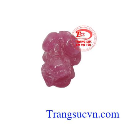 Tỳ hưu Ruby Thiên Nhiên Đẹp, có giấy kiểm định đá tự nhiên, giao hàng nhanh trên toàn quốc