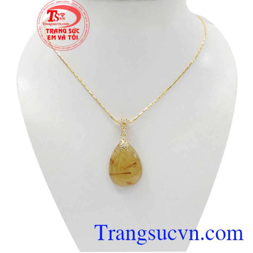 Bộ dây thạch anh tóc vàng tài lộc