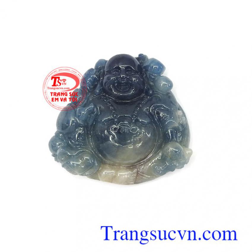 Mặt phật Di Lặc sapphire hoan hỉ