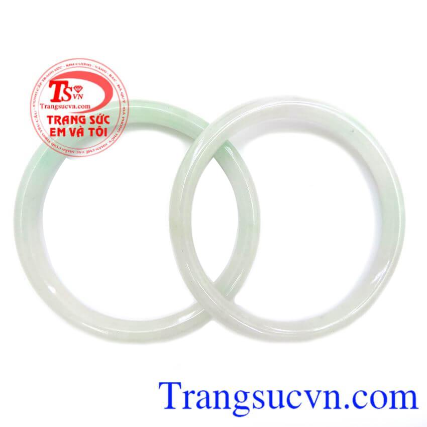 Ngọc Cẩm Thạch Tròn Đôi