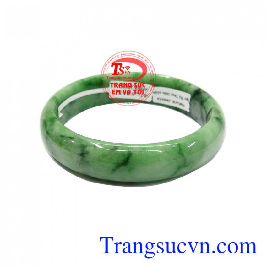 Vòng ngọc cẩm thạch thiên nhiên đeo tay đẹp