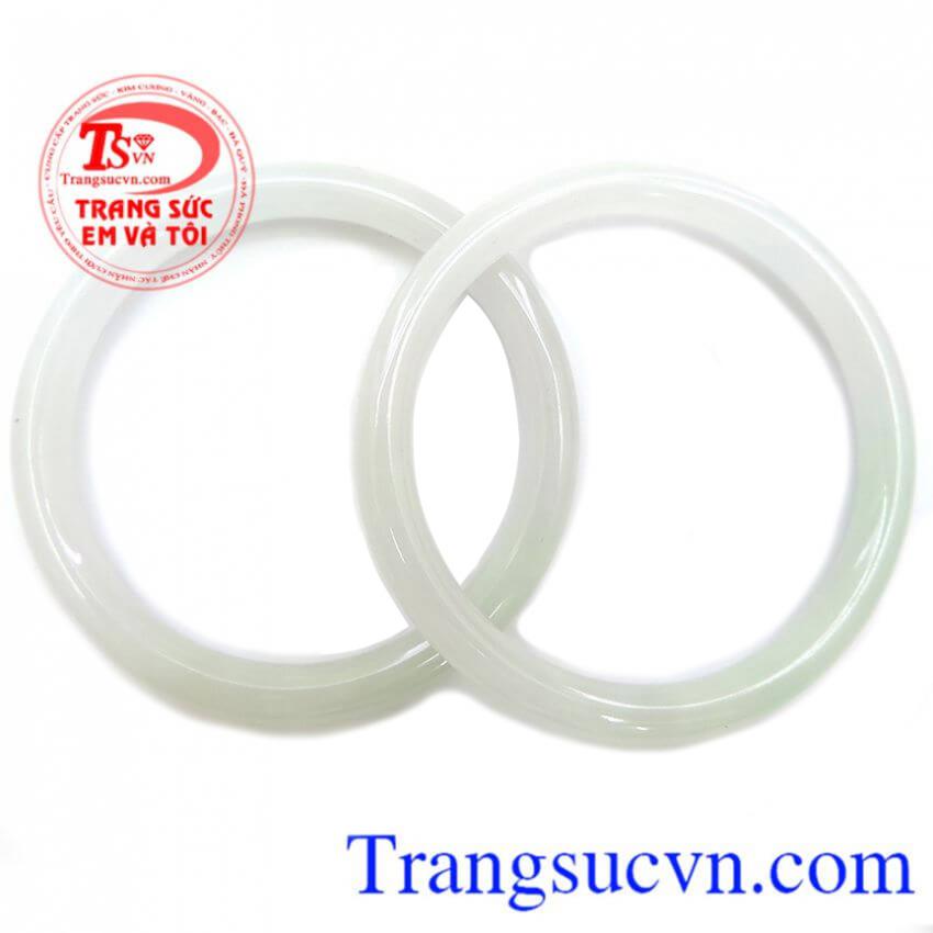 Vòng Ngọc Jadeite Tròn Đôi