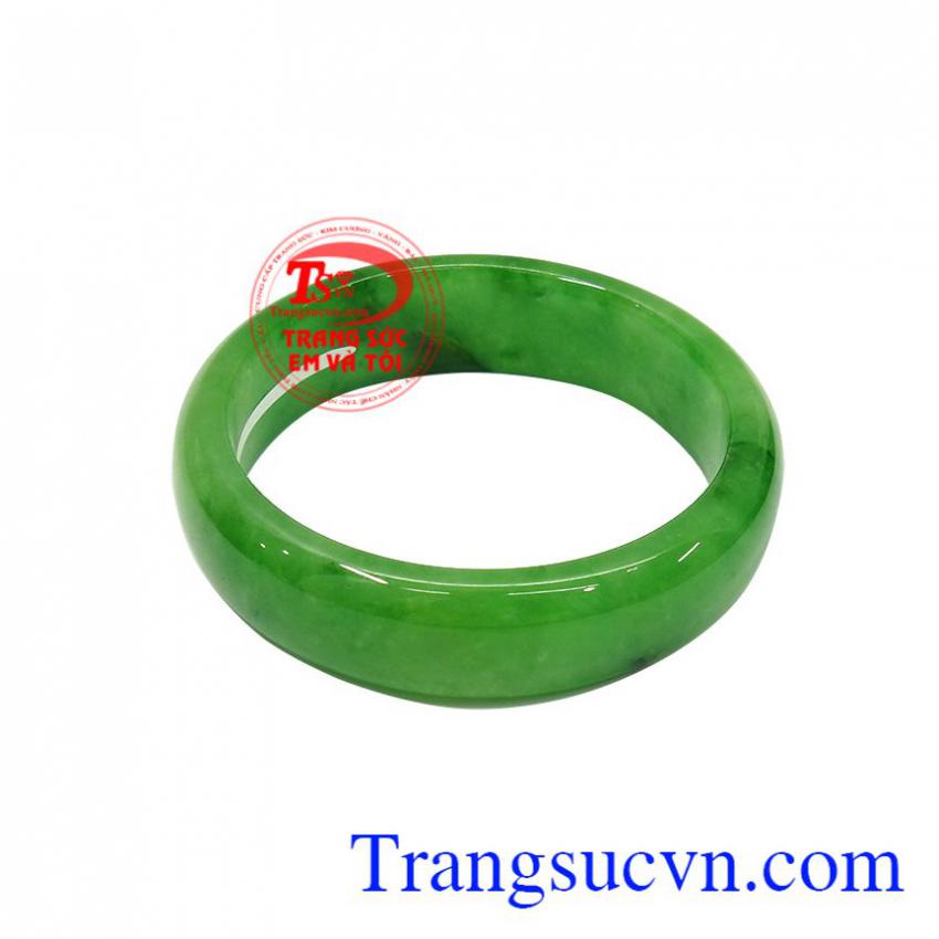Vòng tay ngọc jadeite xanh ngọc