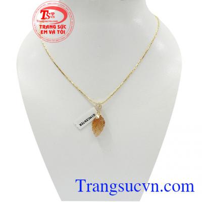 Bộ dây chiếc lá thịnh vượng là bộ trang sức đẹp sang trọng dành cho phái nữ