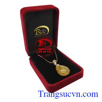 Bộ dây thạch anh tóc vàng tài lộc