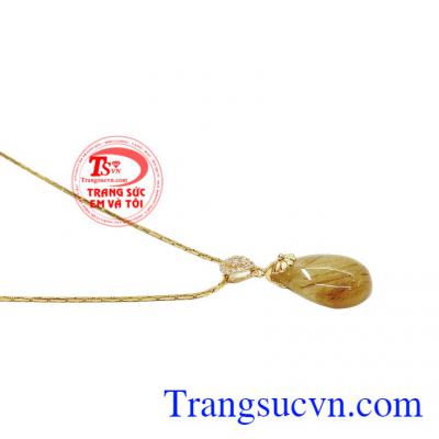 Bộ dây thạch anh tóc vàng thịnh vượng, giao hàng nhanh trên toàn quốc