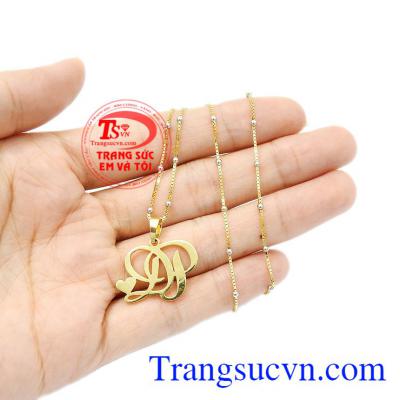 Bảo hành uy tín, giao hàng toàn quốc. Bộ trang sức chữ ĐP