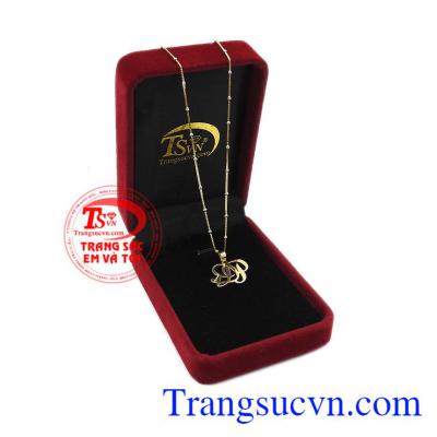 Bộ trang sức thể hiện phong cách và cá tính riêng giúp người dùng tỏa sáng. Bộ trang sức chữ ĐP.