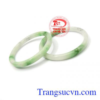 Cặp vòng ngọc cẩm thạch thiên nhiên có giấy kiểm định uy tín, giao hàng nhanh trên toàn quốc