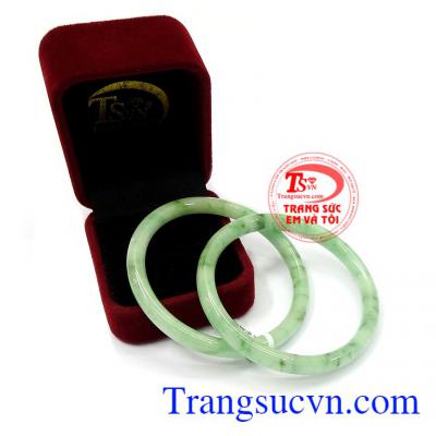 Cặp vòng tay ngọc cẩm thạch