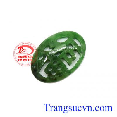 Mặt ngọc chữ phúc mặt ngọc cẩm thạch thiên nhiên chữ phúc đảm bảo chất lượng, mặt ngọc tinh tế, phúc may mắn, bình an, công dành, ngọc cẩm thạch tự nhiên