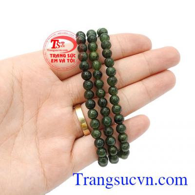 Sản phẩm thích hợp làm quà tặng cho người thân hoặc bạn bè,Chuỗi cổ ngọc cẩm thạch 5.5 ly