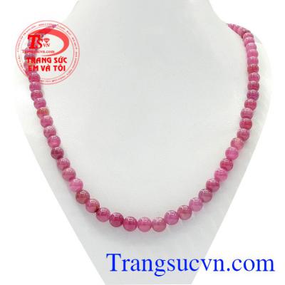 Chuỗi cổ ruby thiên nhiên đẹp