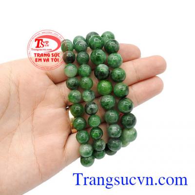 Sản phẩm thích hợp làm quà tặng cho người thân hoặc bạn bè,Chuỗi hạt vòng cổ ngọc cẩm thạch thiên nhiên TSVN
