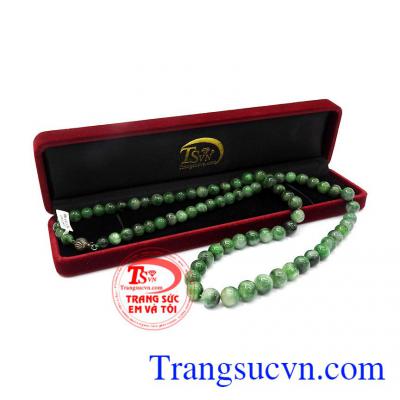 Chuỗi hạt vòng cổ ngọc cẩm thạch thiên nhiên TSVN