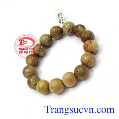 Ngọc cẩm thạch giúp giảm căng thẳng, cân bằng năng lượng,Chuỗi ngọc thiên nhiên đeo tay