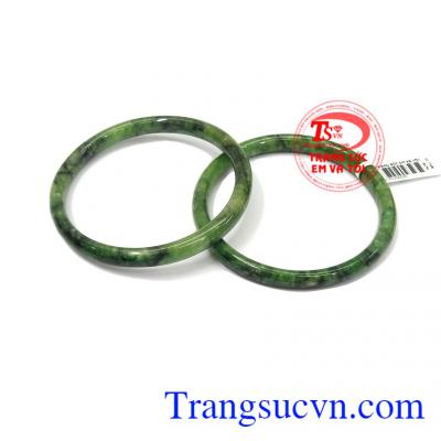 Đôi vòng ngọc nhỏ xinh ngọc Jadeite