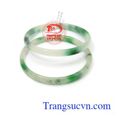 Đôi vòng ngọc vân ngọc đẹp, chất lượng đảm bảo, Vòng ngọc cẩm thạch thiên nhiên