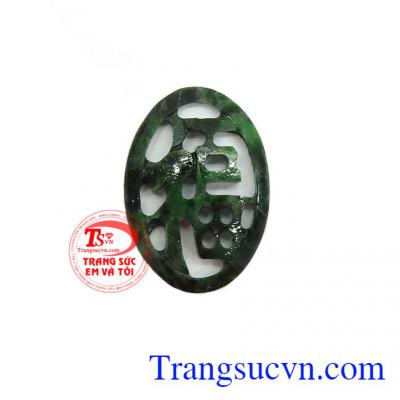 Mặt cẩm thạch chữ hán biểu trưng cho sự may mắn, sung sướng và hạnh phúc