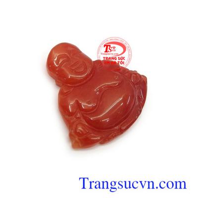 Mặt di lặc jadeite thiên nhiên phù hợp bọc vàng hoặc bạc đeo thời trang, sang trọng và phong thủy